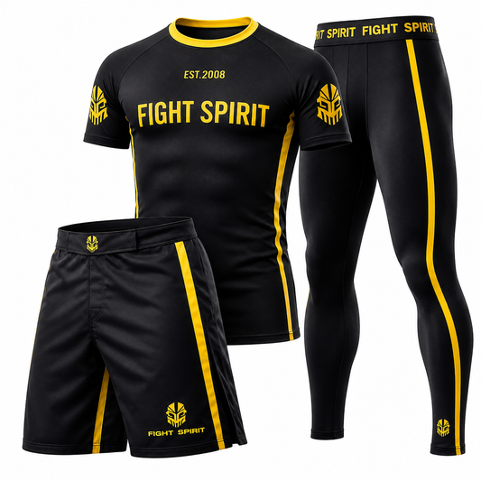 Fight Spirit Training Bundle – Rashguard + Shorts + Spats