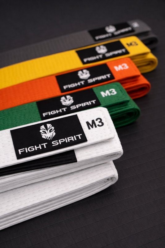Fight Spirit Kids BJJ Belt wit