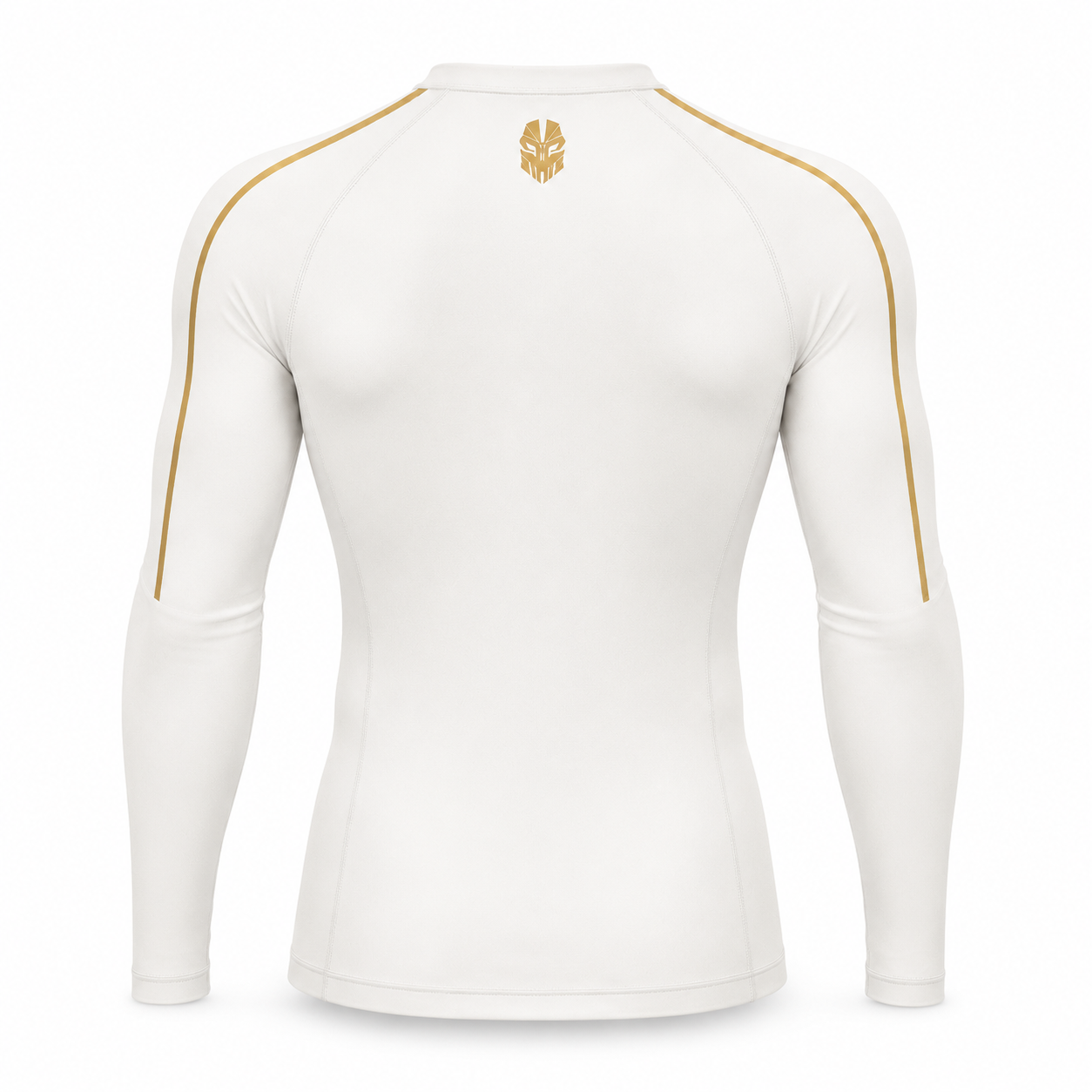 Fight Spirit Original Rashguard – Long Sleeve White/Gold Edition